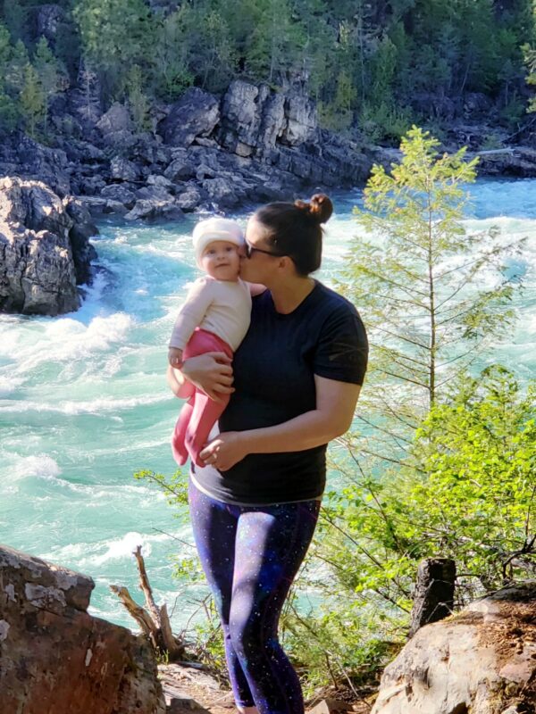 Olivia Mommy Kootenai Falls May 2020